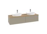 Villeroy & Boch Antao Waschtischunterschrank 1600x360x500mm L39051HK mit Beleuchtung FK/AP: HK/1