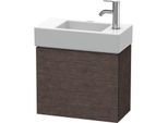 Duravit L-Cube Waschtisch-Unterschrank LC6246R7272 48x24x40cm, wandhängend, Tür rechts, eiche dunkel gebürstet