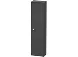 Duravit Brioso Hochschrank BR1320R1049 420x1770x240mm, Graphit Matt, Tür r., Griff Chrom