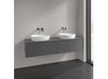 Villeroy und Boch Antao Waschtisch-Unterschrank K39110GK 160x36x50cm, Waschbeckenplattenfarbe Lack, anthracite matt lacquer