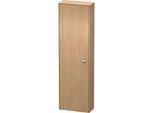 Duravit Brioso Hochschrank BR1321L1052 520x1770x240mm, Europ. Eiche, Tür l., Griff Chrom