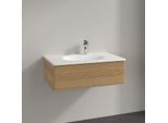 Villeroy und Boch Antao Waschtisch-Unterschrank K01100HN 78,8x25,6x49,6cm, mit Frontstruktur, honey oak