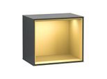 Villeroy und Boch Finion Regalmodul F590HFHG 41,8x35,6x27cm, Ladestation, Regal Gold Matt, Midnight Blue Matt Lacquer