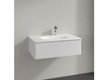 Villeroy und Boch Antao Waschtisch-Unterschrank K01000GF 78,8x25,6x49,6cm, ohne Frontstruktur, glossy white lacquer
