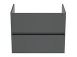 Ideal Standard Eurovit+ Waschtisch-Unterschrank R0261TI ,700x440x550mm Hochglanz grau lackiert, 2 Auszüge