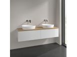 Villeroy und Boch Antao Waschtisch-Unterschrank K39011GF 160x36x50cm, Waschbeckenplattenfarbe honey oak, glossy white lacquer