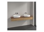Villeroy und Boch Antao Waschtisch-Unterschrank K17012HN 160x19x50cm, Waschtischplattenfarbe warm walnut, honey oak
