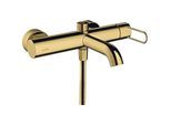 hansgrohe Axor Uno Wannenarmatur 38421990 Aufputz, Ausladung 203mm, mit Bügelgriff, polished gold optic