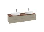 Villeroy & Boch Antao Waschtischunterschrank 1600x360x500mm K28152HK mit Struktur FK/AP: HK/2