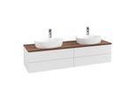 Villeroy & Boch Antao Waschtischunterschrank 1600x360x500mm L28152GF mit Beleuchtung mit Struktur FK/AP: GF/2