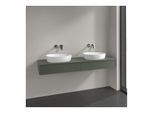 Villeroy und Boch Antao Waschtisch-Unterschrank K17110HL 160x19x50cm, Waschbeckenplattenfarbe Lack, leaf green matt lacquer
