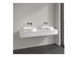 Villeroy und Boch Antao Waschtisch-Unterschrank K17050GF 160x19x50cm, Hahnlochbohrung, Waschbeckenplattenfarbe Lack, glossy white lacquer
