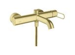 hansgrohe Axor Uno Wannenarmatur 38421950 Aufputz, Ausladung 203mm, mit Bügelgriff, brushed brass