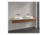 Villeroy und Boch Antao Waschtisch-Unterschrank K17113HM 160x19x50cm, Waschbeckenplattenfarbe botticino, warm walnut