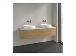Villeroy und Boch Antao Waschtisch-Unterschrank K39113HN 160x36x50cm, Waschbeckenplattenfarbe botticino, honey oak