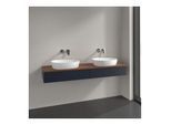 Villeroy und Boch Antao Waschtisch-Unterschrank K17012HG 160x19x50cm, Waschtischplattenfarbe warm walnut, midnight blue matt lacquer
