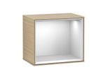 Villeroy und Boch Finion Regalmodul F580MTPC 41,8x35,6x27cm, Regal White Matt, Oak Veneer