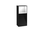 Villeroy und Boch Finion Seitenschrank F530GFPH 41,8cm, rechts, Ladestation, Regal Glossy White Lacquer, Glossy Black Lacquer