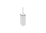 Hewi System 900 Q WC-Bürstengarnitur 900Q20.00260DX pulverbeschichtet weiß tiefmatt, Edelstahl, 90x438x100mm
