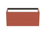 Ideal Standard Conca Waschtisch-Unterschrank T3945Y3 120x50,5x54cm, ohne Waschtisch-Platte, 2 Auszüge, Sunset matt lackiert