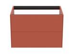 Ideal Standard Conca Waschtisch-Unterschrank T4356Y3 ohne Waschtisch-Platte, 2 Auszüge, 80x50,5x54 cm, Sunset matt lackiert