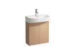 LAUFEN Sonar Waschtisch-Unterbau H4054830340411 58x60x24cm, 2 Türen, Kupfer