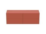 Ideal Standard Conca Waschtisch-Unterschrank T4325Y3 ohne Ausschnitt, 4 Auszüge, 160x50,5x55 cm, Sunset matt lackiert