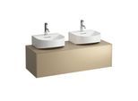 LAUFEN Sonar Schubladenelement/Sideboard H4054540340401 117,5x34x45,5cm, Ausschnitt links/rechts, Gold