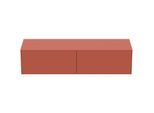 Ideal Standard Conca Waschtisch-Unterschrank T4315Y3 ohne Ausschnitt, 2 Auszüge, 160x50,5x37 cm, Sunset matt lackiert