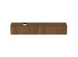 Ideal Standard Conca Waschtisch-Unterschrank T4334Y5 240x50,5x37cm, mit Ausschnitt, 2 Auszüge, Walnuss dunkel Furnier