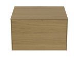 Ideal Standard Conca Waschtisch-Unterschrank T4311Y6 ohne Ausschnitt, 1 Auszug, 60x50,5x37 cm, Eiche hell Furnier
