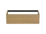 Ideal Standard Conca Waschtisch-Unterschrank T3933Y6 ohne Waschtisch-Platte, 1 Auszug, 120x50,5x36 cm, Eiche hell Furnier