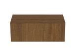 Ideal Standard Conca Waschtisch-Unterschrank T4313Y5 ohne Ausschnitt, 1 Auszug, 100x50,5x37 cm, Walnuss dunkel Furnier