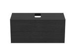 Ideal Standard Conca Waschtisch-Unterschrank T3943Y4 mit Ausschnitt, 2 Auszüge, 120x50,5x55 cm, mittig, Eiche geflammt Furnier