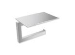 Hewi System 900 Q WC-Papierhalter 900Q21.00240 chrom, aus Edelstahl, mit Deckel 140x106x100mm