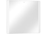 hansgrohe Xarita Lite Q Spiegel 54963700 mit seitlicher LED-Beleuchtung, mattweiß, B 800 x H 700 x T 30 mm, 14 W