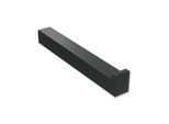 Hewi System 900 Q Reservepapierhalter 900Q21.00360DC pulverbeschichtet schwarz tiefmatt, aus Edelstahl, 15x20x122mm