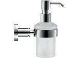 Duravit D-Code Seifenspender 0099161000 chrom, 6,9x14,5cm, Glas weiß matt
