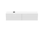 Ideal Standard Conca Waschtisch-Unterschrank T4337Y1 240x50,5x55cm, mit Ausschnitt links/rechts, 4 Auszüge, Weiß matt lackiert