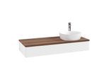Villeroy & Boch Antao Waschtischunterschrank 1200x190x500mm L12152MT mit Beleuchtung mit Struktur FK/AP: MT/2