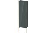 Duravit XViu Halbhochschrank XV1315RB138 40x24x133cm, champagner matt, Tür rechts, dolomiti grey hochglanz