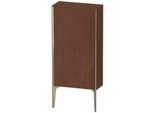 Duravit XViu Halbhochschrank XV1306LB113 50x24x89cm, champagner matt, Tür links, amerikanischer nussbaum