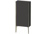 Duravit XViu Halbhochschrank XV1306RB180 50x24x89cm, champagner matt, Tür rechts, graphit supermatt