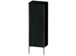 Duravit XViu Halbhochschrank XV1326LB116 50x36x133cm, champagner matt, Tür links, Eiche schwarz