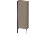 Duravit XViu Halbhochschrank XV1316RB211 50x133x24cm, 1 Tür, schwarz matt, Anschlag rechts, eiche kaschmir