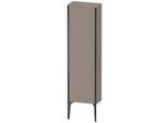 Duravit XViu Halbhochschrank XV1315RB243 40x24x133cm, schwarz matt, Tür rechts, basalt matt