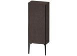 Duravit XViu Halbhochschrank XV1305RB272 40x24x89cm, schwarz matt, Tür rechts, eiche dunkel gebürstet