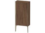 Duravit XViu Halbhochschrank XV1306RB121 50x24x89cm, champagner matt, Tür rechts, nussbaum dunkel