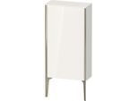 Duravit XViu Halbhochschrank XV1306RB235 50x24x89cm, schwarz matt, Tür rechts, Eiche terra