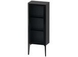 Duravit XViu Halbhochschrank XV1360RB249 40x24x89cm, Glastür, schwarz matt, Tür rechts, graphit matt